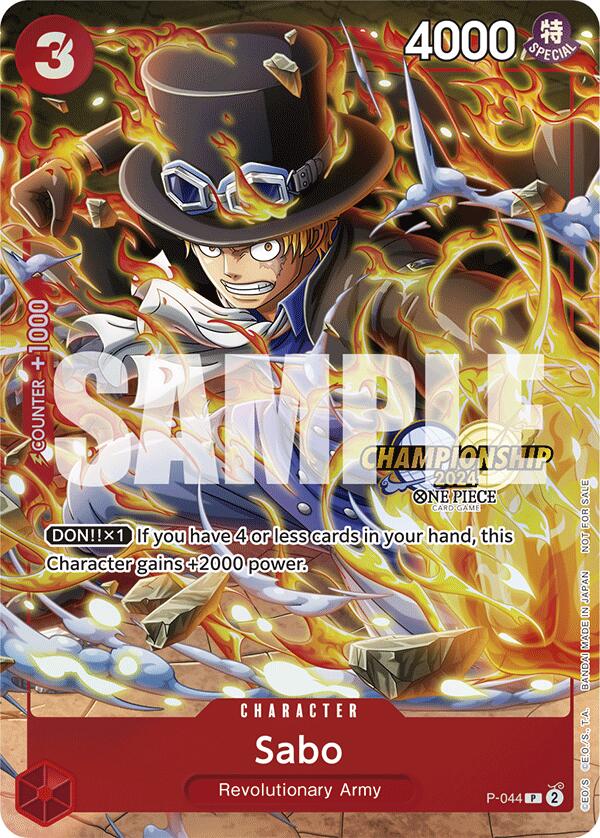 Sabo (CS 2024 Event Pack) [Cartas promocionales de One Piece]
