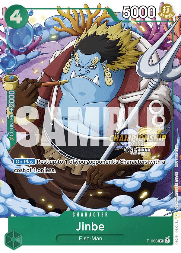 Jinbe (Paquete de evento CS 2024) [Cartas promocionales de One Piece]