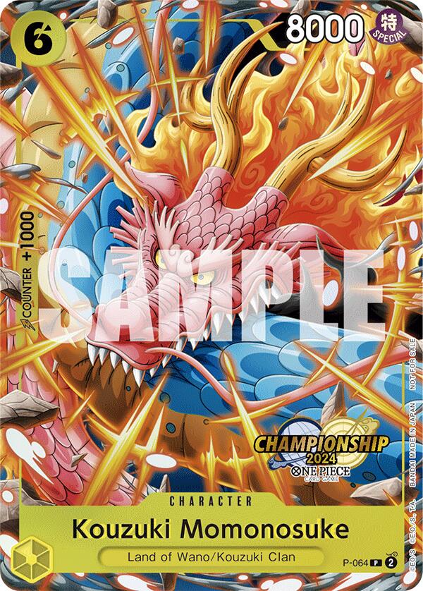 Kouzuki Momonosuke (Paquete de evento de CS de 2024) [Cartas promocionales de One Piece]