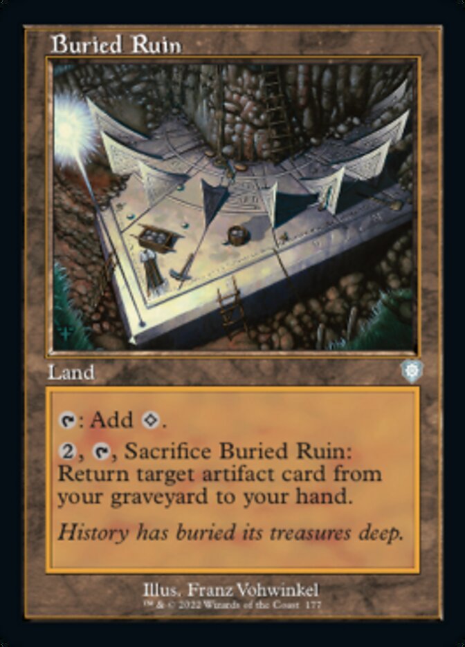 Ruina enterrada (Retro) [Commander de La Guerra de los Hermanos]