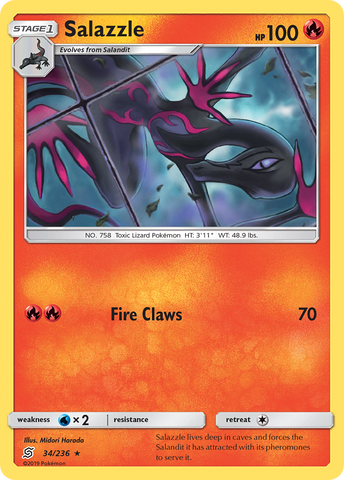 Salazzle (34/236) [Sol y Luna: Mentes Unidas]