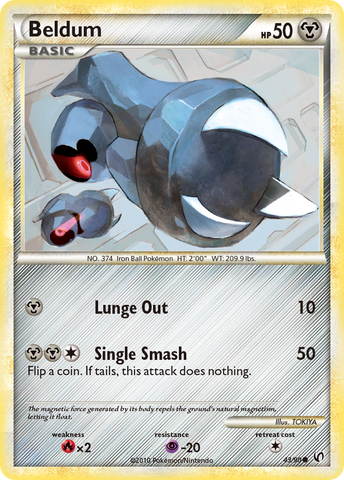 Beldum (43/90) [HeartGold & SoulSilver: Sin Miedo]