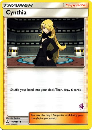 Cynthia (119/156) (Deck Mewtwo) [Académie de Combat 2020]