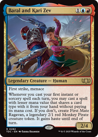 Baral y Kari Zev [Tarkir: Comandante de la Tormenta de Dragones]