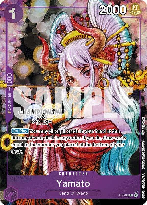 Yamato (Finaliste du pack événementiel CS 2024) [Cartes promotionnelles One Piece]