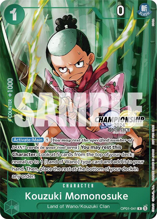 Kozuki Momonosuke (Pack Célébration CS 2024) [Cartes promotionnelles One Piece]