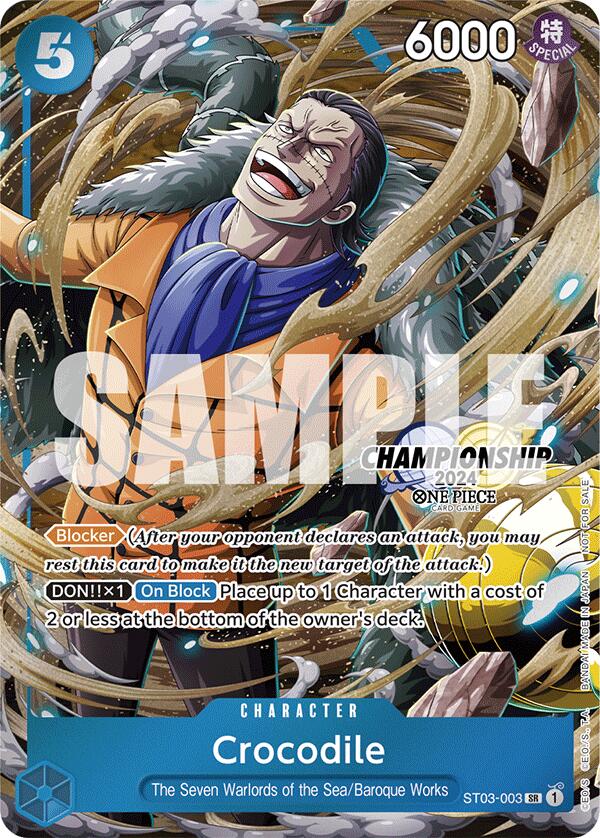 Cocodrilo (Paquete de Celebración de CS 2024) [Cartas Promocionales de One Piece]