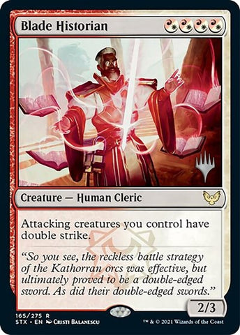 Historiador de la Hoja (Paquete promocional) [Strixhaven: Academia de Magos Promos]