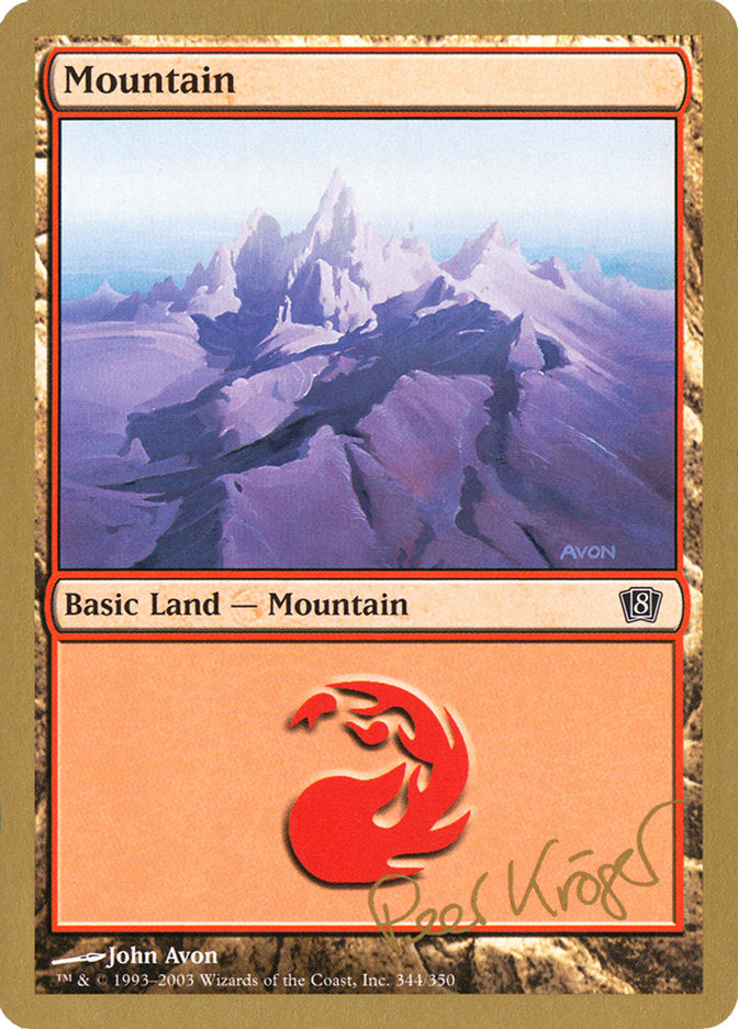 Montaña (344) (Peer Kroger) [World Championship Decks 2003]