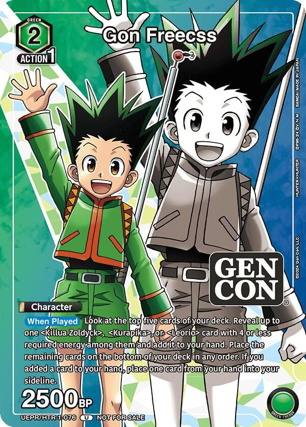 Image for Gon Freecss (Gen Con 2024 Promo) (UEPR/HTR-1-076) (UEPR) - Union Arena