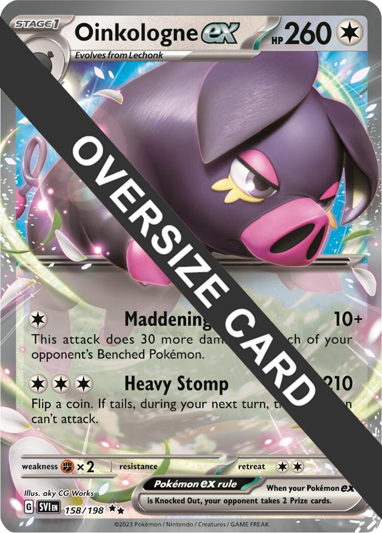 Pochignon-ex (158/198) (Carte géante) [Écarlate et Violet : Promo Black Star]