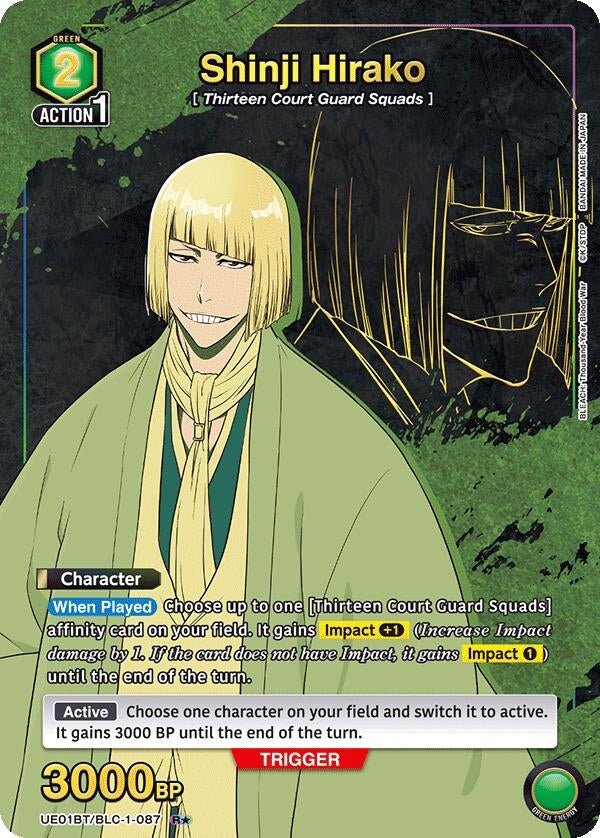 Image for Shinji Hirako (087) (R*) (UE01BT/BLC-1-087) (UE01BT) - Union Arena
