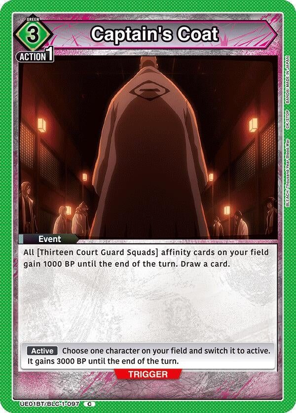 Image for Captain's Coat (UE01BT/BLC-1-097) (UE01BT) - Union Arena
