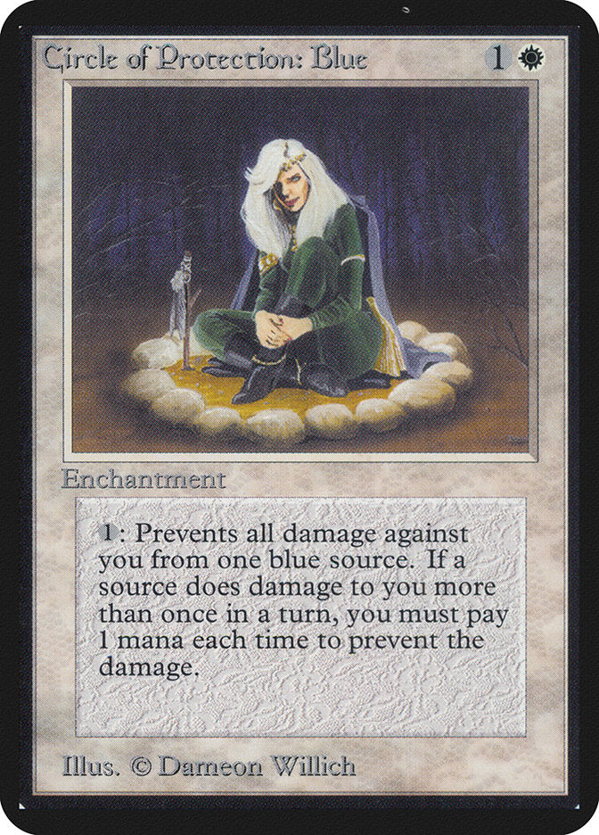 Cercle de protection : Bleu [Édition Alpha]