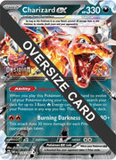 Charizard ex (125/197 - Carta Jumbo) [Escarlata y Púrpura: Llamas Obsidianas]