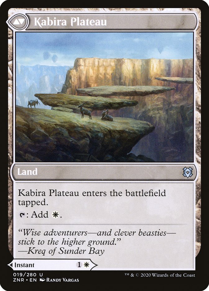 Démolition de Kabira // Plateau de Kabira [Renaissance de Zendikar]