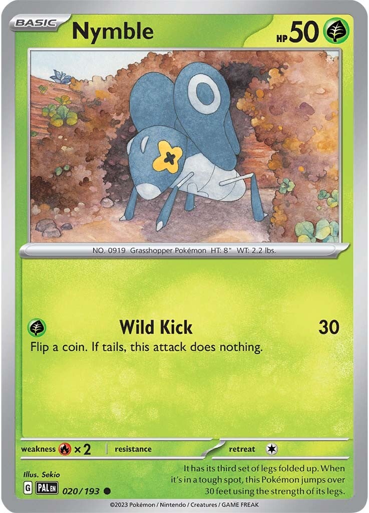 Nymble (020/193) [Escarlata y Púrpura: Evolución en Paldea]