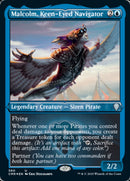 Malcolm, navegante de ojos agudos (grabado) [Commander Legends]