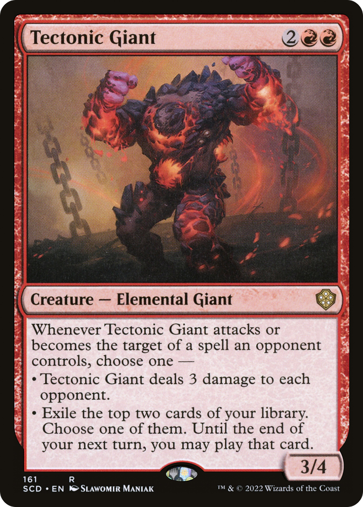 Géant tectonique [Decks de commandant pour débutants]