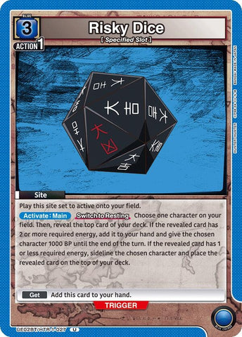 Image for Risky Dice (027) (UE02BT/HTR-1-027) (UE02BT) - Union Arena