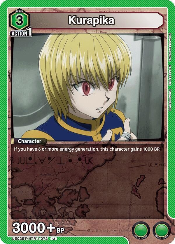 Image for Kurapika (072) (UE02BT/HTR-1-072) (UE02BT) - Union Arena