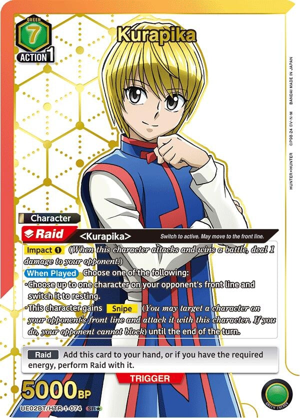 Image for Kurapika (074) (SR*) (UE02BT/HTR-1-074) (UE02BT) - Union Arena