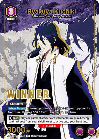 Image for Byakuya Kuchiki (049) (Winner) (UEPR/BLC-1-049) (UEPR) - Union Arena