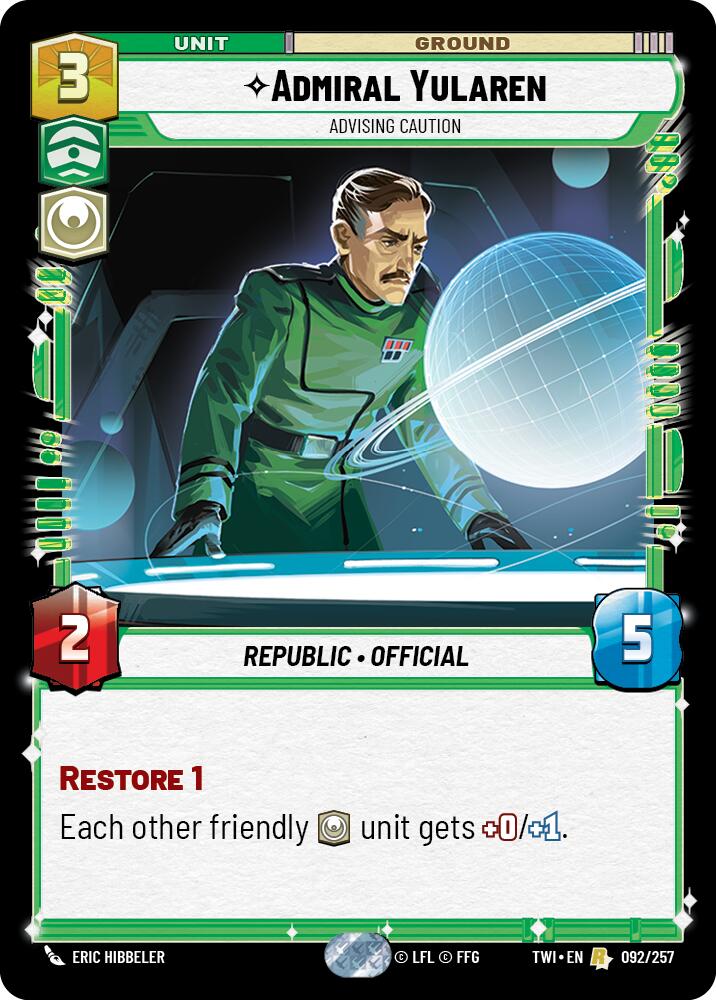 Amiral Yularen (092/257) (092/257) [Le Crépuscule de la République]