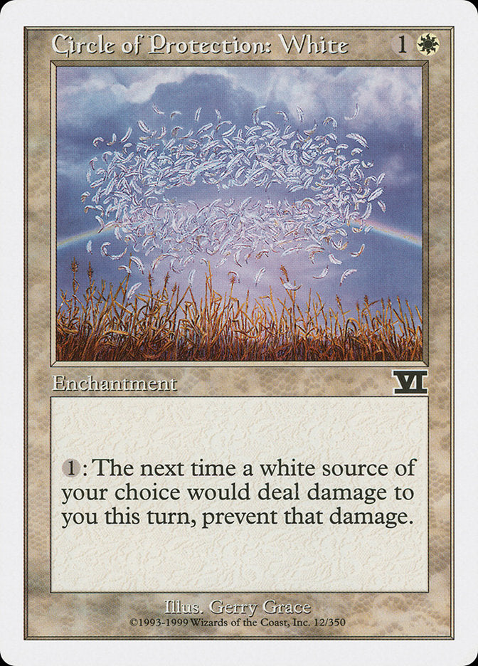 Cercle de protection : blanc [Sixième édition classique]