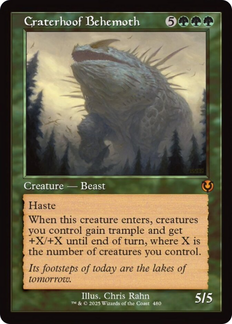 Béhémoth entrave-cratère (Cadre rétro) [Innistrad remasterisé]