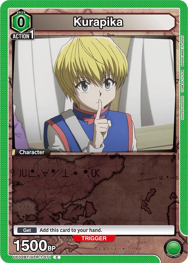 Image for Kurapika (071) (Box Topper Foil) (UE02BT/HTR-1-071) (UE02BT) - Union Arena