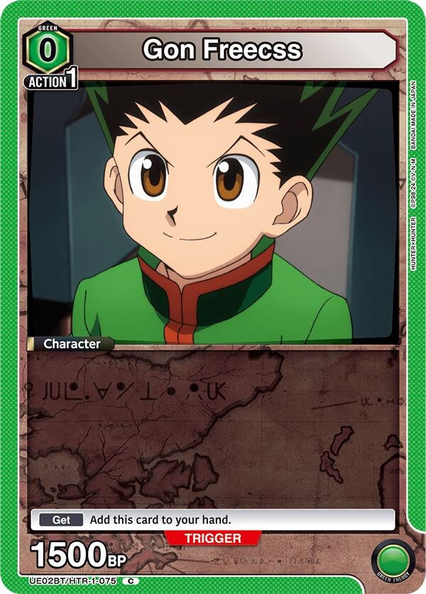 Image for Gon Freecss (075) (Box Topper Foil) (UE02BT/HTR-1-075) (UE02BT) - Union Arena