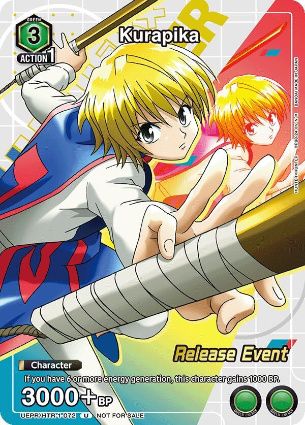 Image for Kurapika (Release Event Participation) (UEPR/HTR-1-072) (UE02BT_RE) - Union Arena