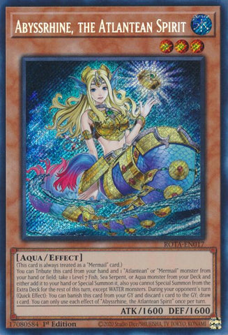 Abyssrhine, l'Esprit Atlante [ROTA-FR017] Secret Rare