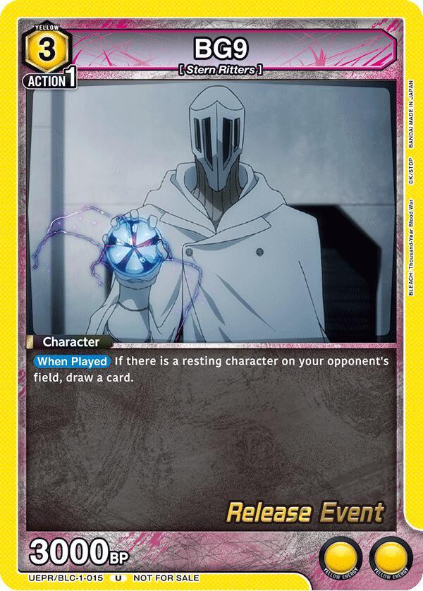 BG9 - BLEACH: Thousand-Year Blood War Release Event Cards (UE01BT_RE)