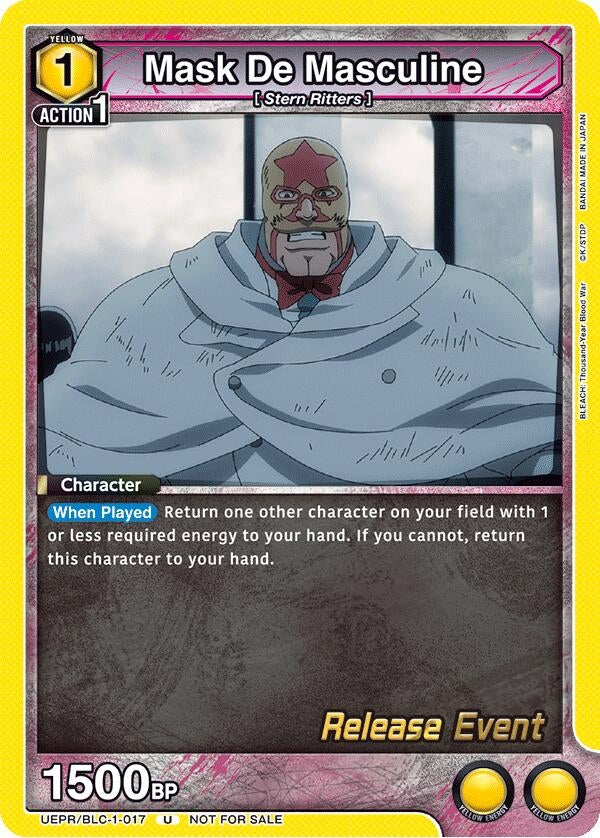 Image for Mask De Masculine (UEPR/BLC-1-017) (UE01BT_RE) - Union Arena