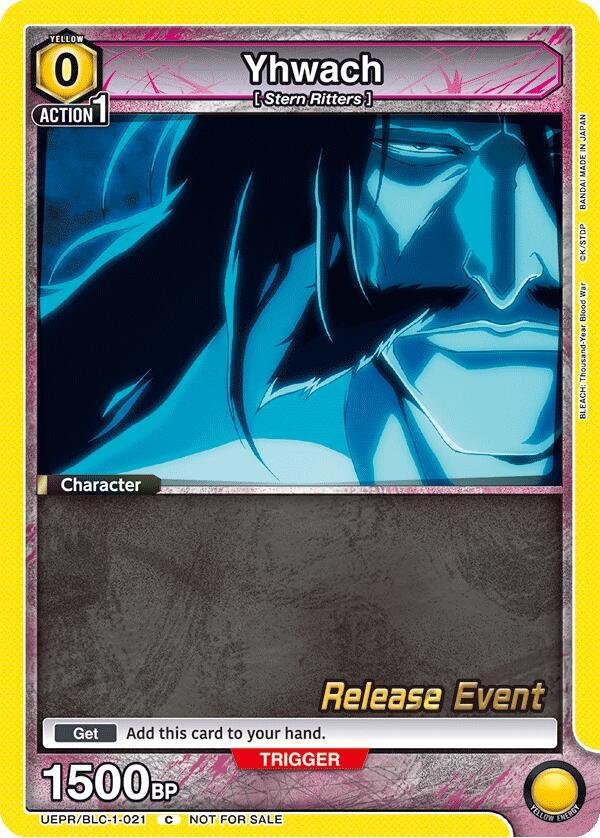 Yhwach (021) - BLEACH: Thousand-Year Blood War Cartes d'événement de lancement (UE01BT_RE)