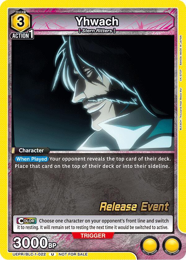 Yhwach (022) - BLEACH: Thousand-Year Blood War Cartes d'événement (UE01BT_RE)