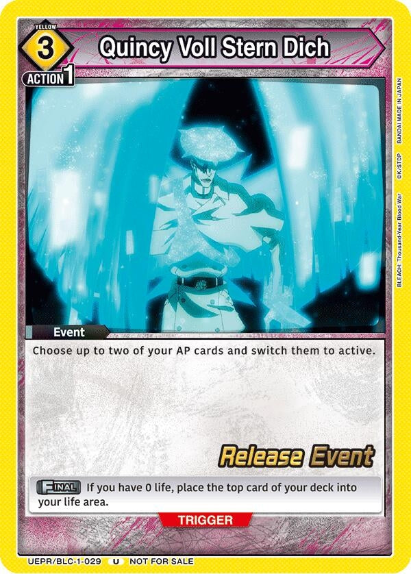 Image for Quincy Voll Stern Dich (UEPR/BLC-1-029) (UE01BT_RE) - Union Arena