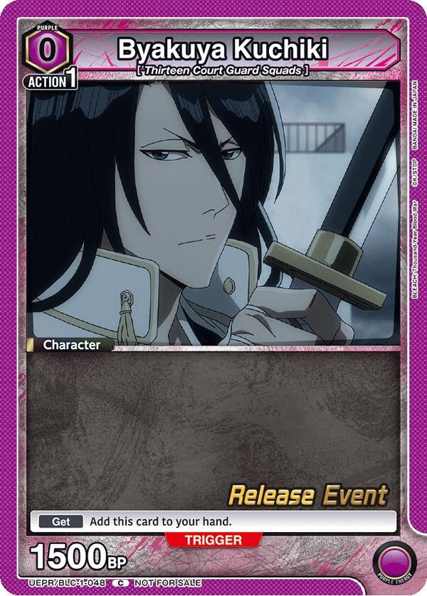 Image for Byakuya Kuchiki (048) (UEPR/BLC-1-048) (UE01BT_RE) - Union Arena