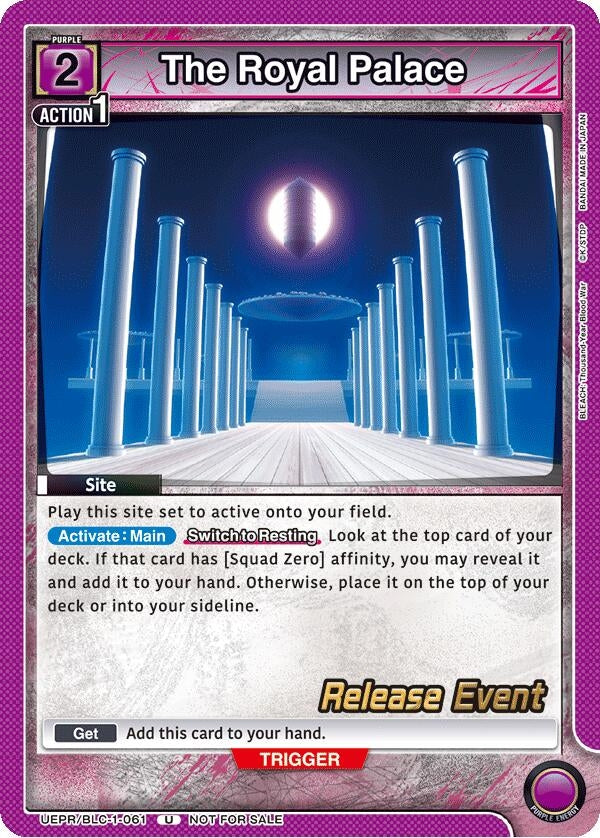 Image for The Royal Palace (UEPR/BLC-1-061) (UE01BT_RE) - Union Arena