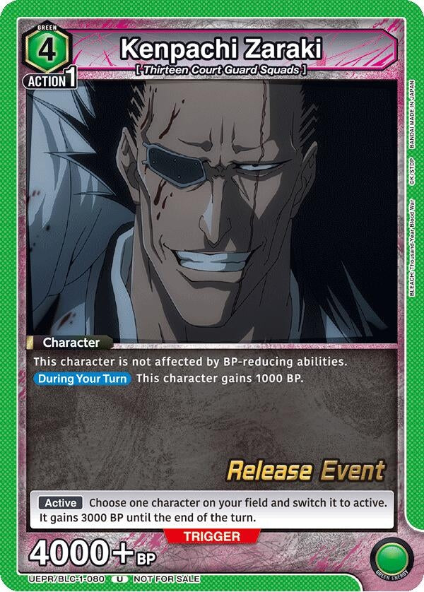 Image for Kenpachi Zaraki (080) (UEPR/BLC-1-080) (UE01BT_RE) - Union Arena