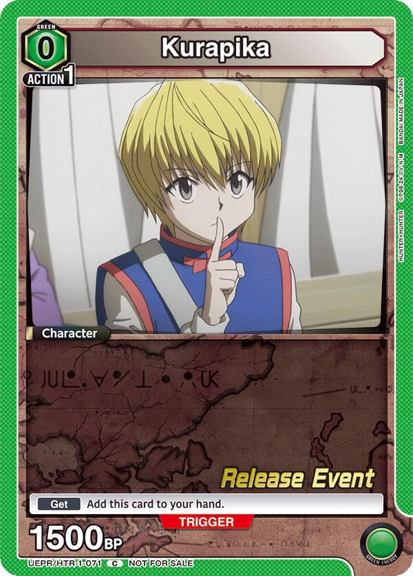 Image for Kurapika (071) (UEPR/HTR-1-071) (UE02BT_RE) - Union Arena