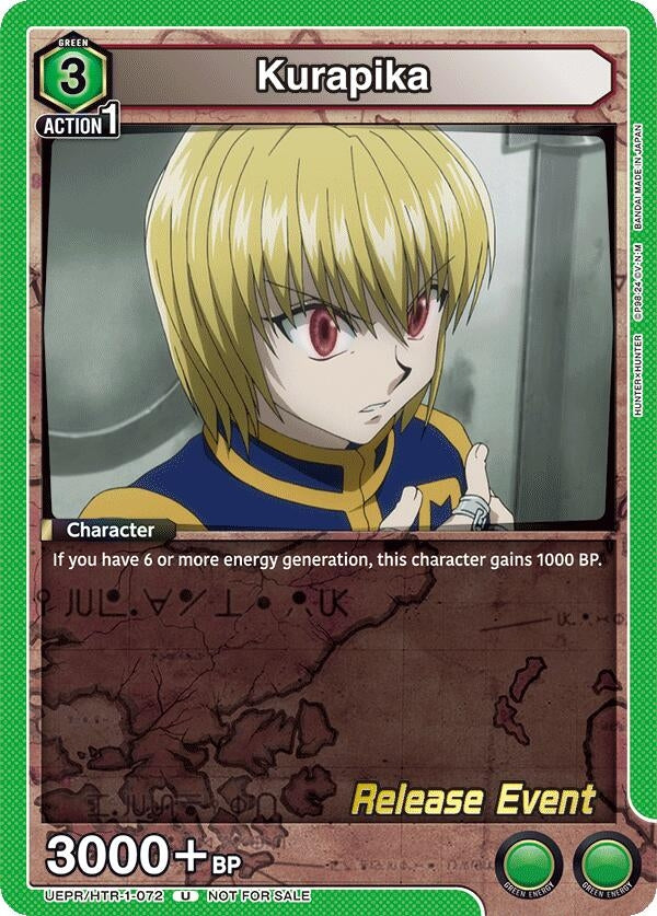 Image for Kurapika (072) (UEPR/HTR-1-072) (UE02BT_RE) - Union Arena