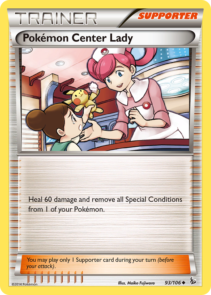 Infirmière du Centre Pokémon (93/106) [XY : Feu Glacé]