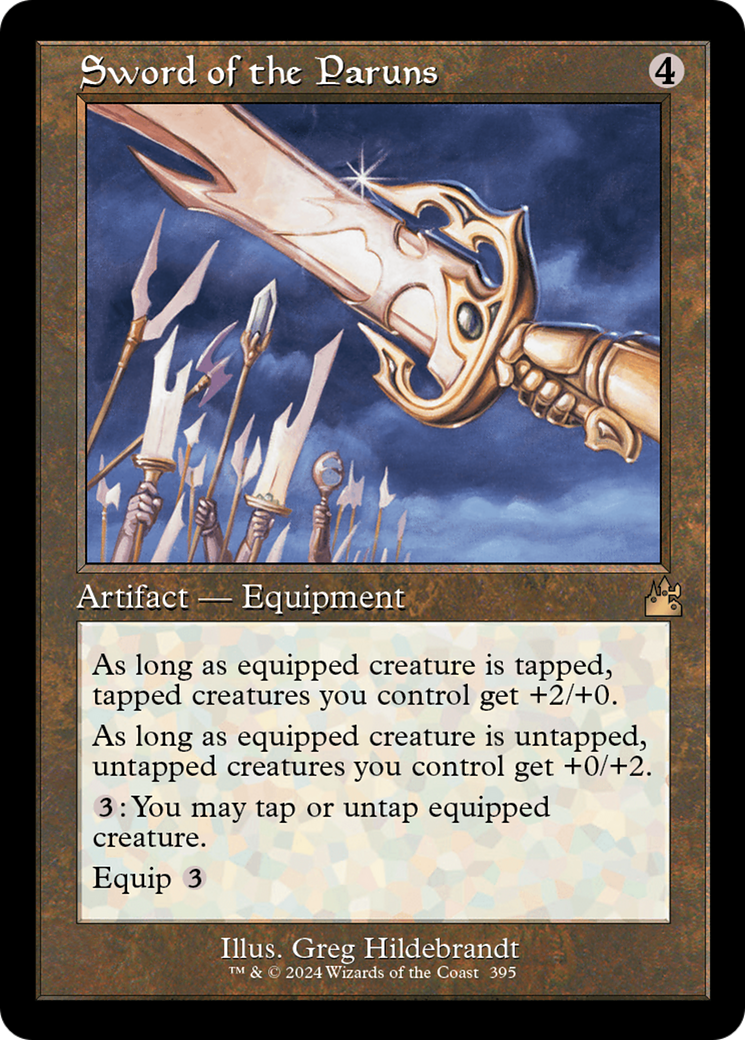 Épée des Paruns (Cadre rétro) [Ravnica Remastered]