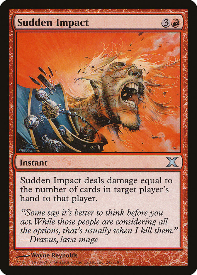 Sudden Impact [Dixième édition]