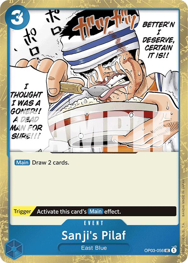 Pilaf de Sanji (Art alternatif)(Feuille d'aluminium Jolly Roger) [Premium Booster -The Best-]