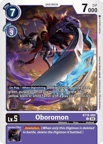 Oboromon [BT18-080] [Lanzamiento de Booster Especial Ver.2.0]