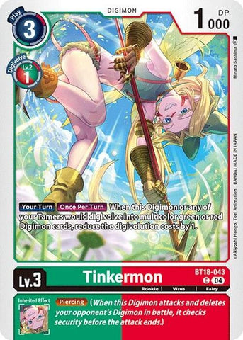 Tinkermon [BT18-043] [Lanzamiento Special Booster Ver.2.0]